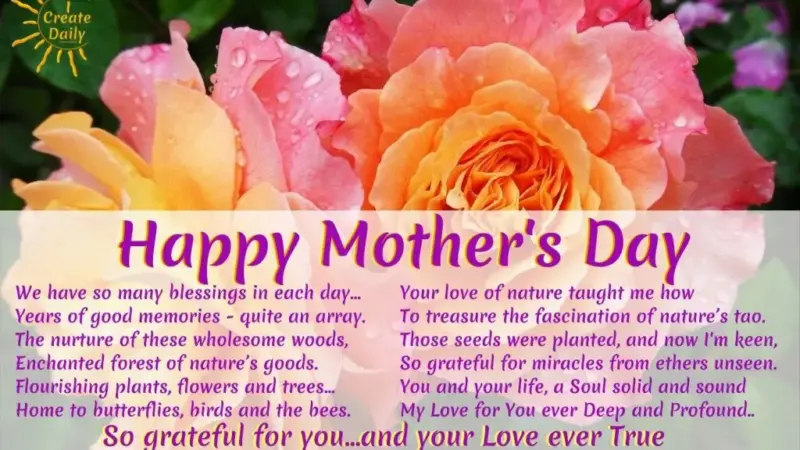 Beautiful Mother’s Day Poems: Celebrating the Unconditional Love