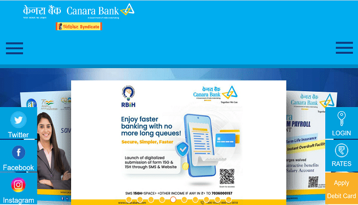 Canara Net Banking Login