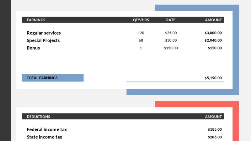 How To Create A Paycheck Stub For Free