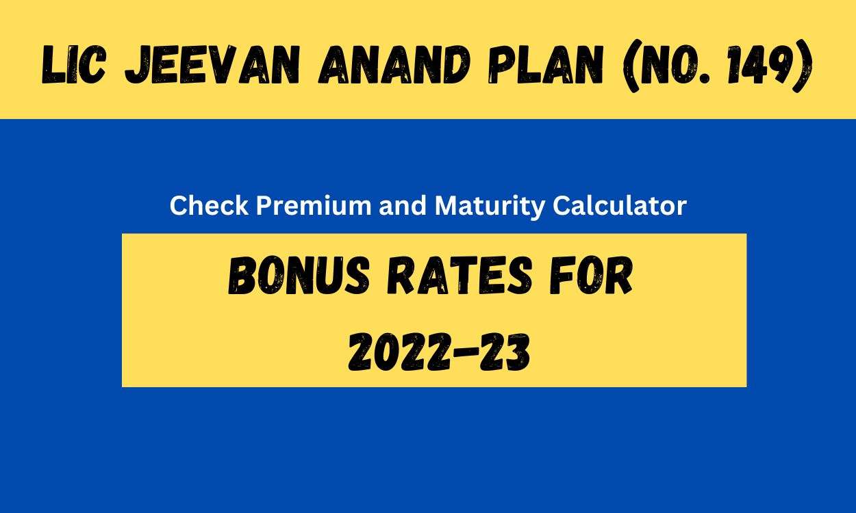 Jeevan Anand 149 Plan