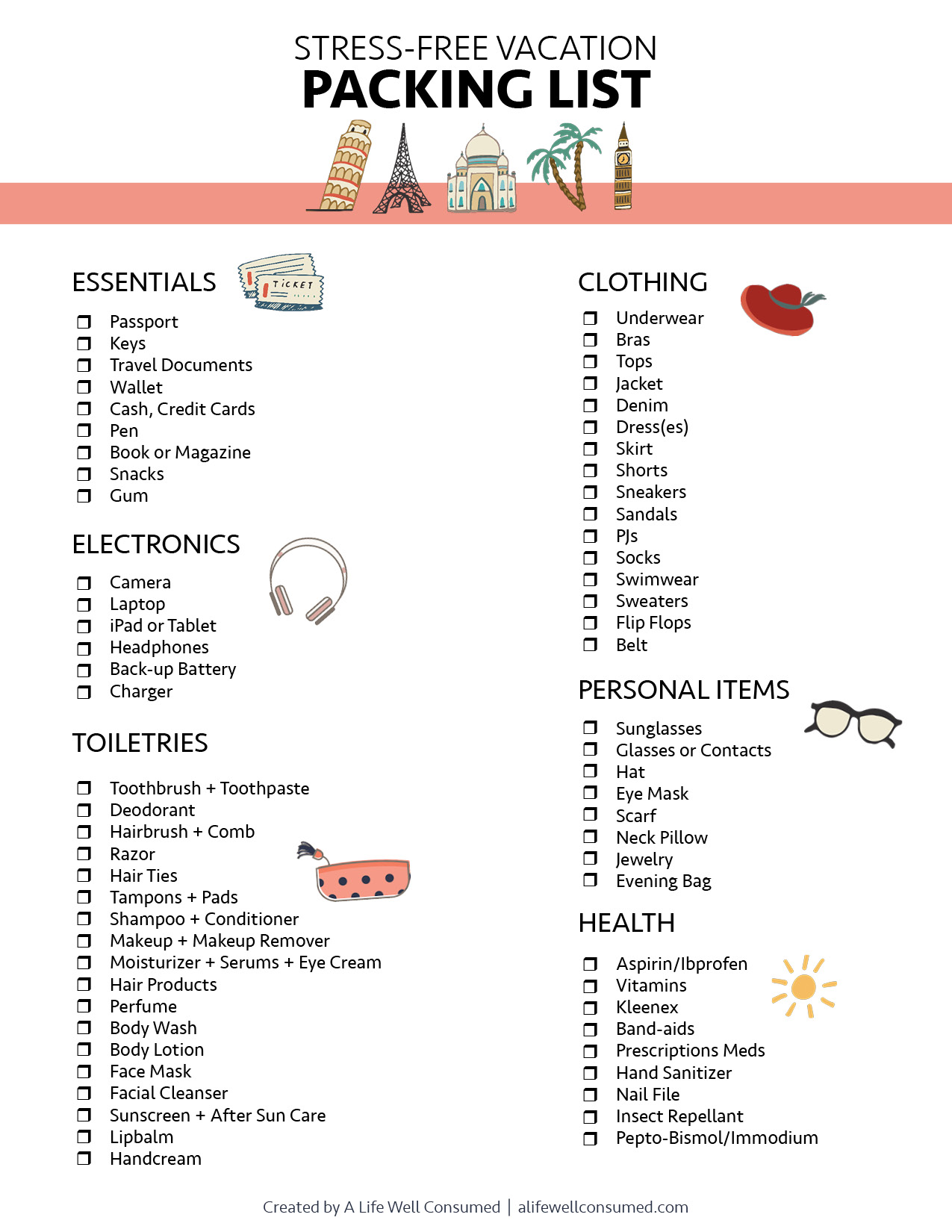 Travel Checklist