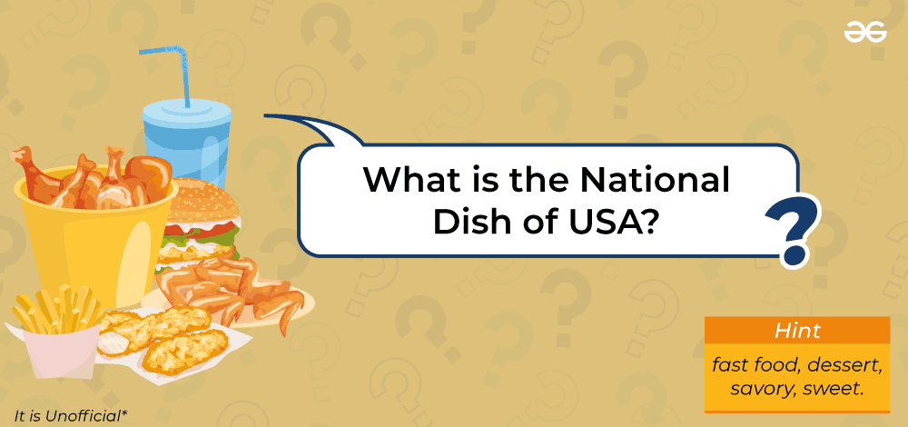 Usa National Dish