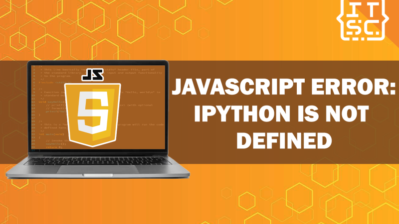 Javascript Error: IPython is not defined