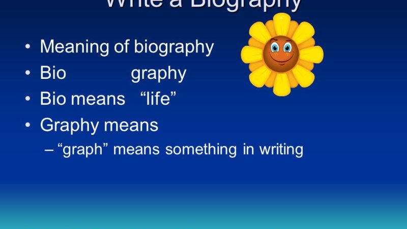 Biography Meaning