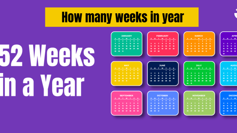 How Many Weeks Are In A Month