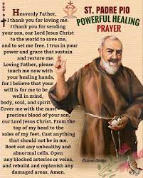 Padre Pio Healing Prayer